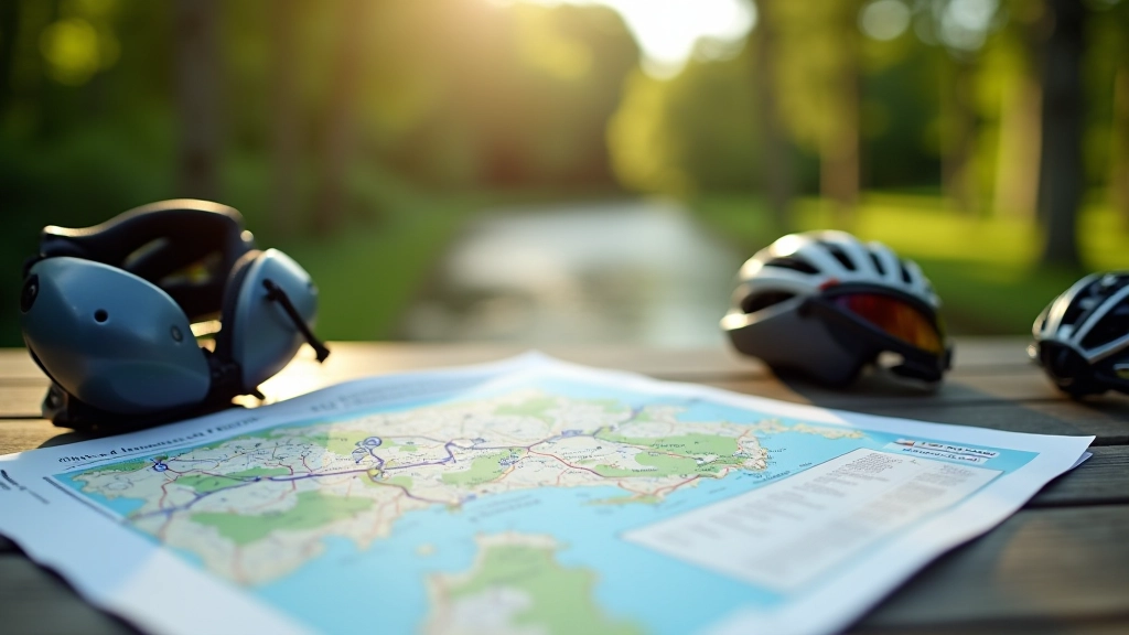 Route planning materials and cycling guides for lake district trails